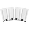 Caneleiras Equithème anti-moscas e anti-UV (conjunto de 4) - Branco