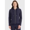 Sweat com fecho Harcour Clarianne mulher - Marinho