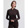 Base Layer leve LeMieux Brilliance Heyden feminino - Espresso