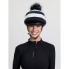 Toque com pompom LeMieux amovível Derby - Preto