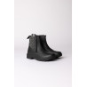 Botins jodhpur Horze Sporty em couro vegano com elementos efeito cristal - Preto