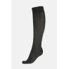 Meias de equitação B Vertigo Shimmer em bambu - Beleza negra