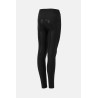 Legging de equitação Horze Maia Young Rider com culote integral - Preto