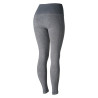 Legging de equitação Horze sem costuras com grip total em silicone Vanessa feminino - Cinzento
