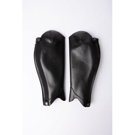 Mini-chaps B Vertigo elegantes em couro