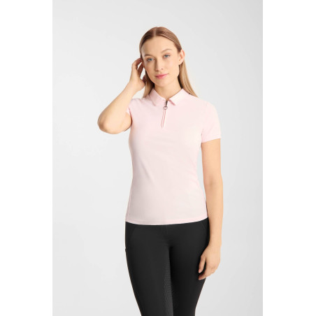 Polo funcional Horze Willow feminino de manga curta
