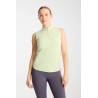 Camiseta de treino Emmie sem mangas Horze feminina com efeito cooling - Verde celadon
