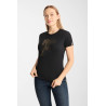 T-shirt Horze western Kathrin feminina - Preto