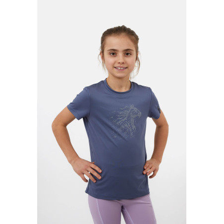T-shirt Horze Wilda Young Rider de manga curta