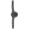 Cinta em couro Waldhausen com bavete ventral - Preto