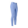 Calças de equitação Euro-Star Impressive FullGrip Kids - Azul claro