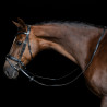 Rendas Imperial Riding em borracha com marca de polegar - Preto
