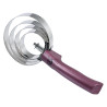 Raspadeira metálica redonda com cabo Imperial Riding - Metálico roxo-escuro