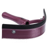 Faca de calor curvada em PVC com borracha Imperial Riding - Metálico roxo-escuro