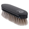 Imperial Riding Dandy escova de nylon duro com dorso de madeira envernizada - Metálico taupe escuro