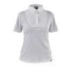 Blusa com laço de lavallière de mangas curtas jovem cavaleiro Shires Aubrion - Branco