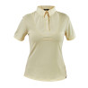 Blusa com laço de lavallière de mangas curtas jovem cavaleiro Shires Aubrion - Amarelo
