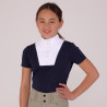 Camisa de concurso Optima MX jovem cavaleiro Shires Aubrion - Marinho