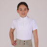 Camisa de concurso Optima MX jovem cavaleiro Shires Aubrion - Branco
