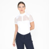 Camisa de concurso Optima Vx Shires Aubrion - Branco
