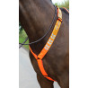 Peitoral Shires Equi-Flector® - Laranja vivo