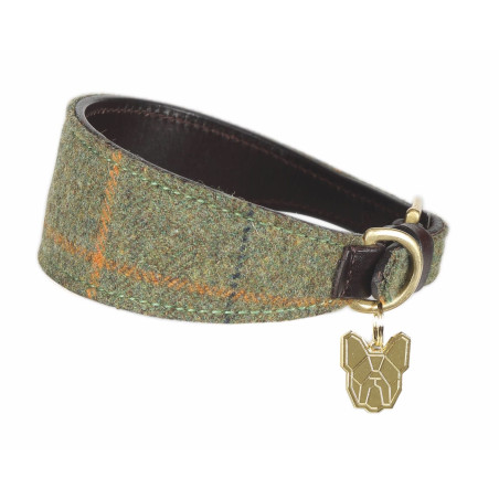 Coleira de tweed para galgo Shires Digby & Fox