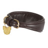 Coleira acolchoada para galgo Shires Digby & Fox - Castanho