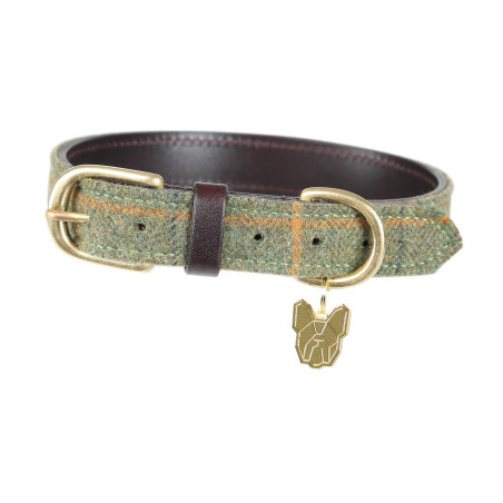 Coleira para cão em tweed Shires Digby & Fox