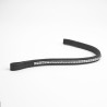 Frontal com tachas Shires Velociti Rapida - Preto / prata