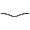Frontal bicolor Shires Velociti Gara - Preto / azul