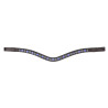 Frontal bicolor Shires Velociti Gara - Marrom / preto