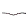 Frontal bicolor Shires Velociti Gara - Preto / cereja