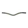 Frontal bicolor Shires Velociti Gara - Preto / verde