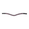 Frontal bicolor Shires Velociti Gara - Preto / rosa
