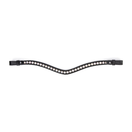 Frontal com strass iridescente Shires Velociti Gara