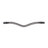 Frontal com strass iridescente Shires Velociti Gara - Preto
