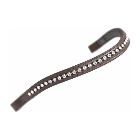 Frontal largo com strass Shires Velociti Gara