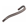 Frontal largo com strass Shires Velociti Gara - Preto / rosa