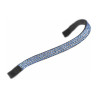 Frontal largo com strass Shires Velociti Gara - Azul / preto