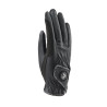 Luvas de equitação Aachen FlexFit Shires Aubrion - Preto