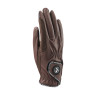 Luvas de equitação Aachen FlexFit Shires Aubrion - Castanho