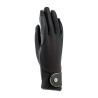 Luvas de equitação Aero FlexFit infantil Shires Aubrion - Preto