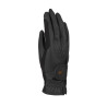 Luvas de equitação Arene Shires Aubrion - Preto