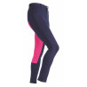 Jodhpurs bicolores para mulher Shires Wessex - Marinho / rosa