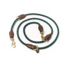 Trela de treino em corda fina Shires Digby & Fox - Verde
