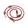 Trela de treino em corda fina Shires Digby & Fox - Vermelho