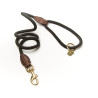Trela de corda fina Shires Digby & Fox - Preto