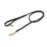 Trela para cão em couro acolchoado Shires Digby & Fox - Preto