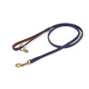 Trela para cão em couro acolchoado Shires Digby & Fox - Marinho