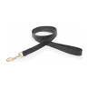 Trela plana de couro para cão Shires Digby & Fox - Preto